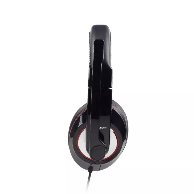 Gembird MHS-001 Stereo Headset with Volume Control, Wired Over-Ear, Black