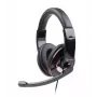 Gembird MHS-001 Stereo Headset with Volume Control, Wired Over-Ear, Black