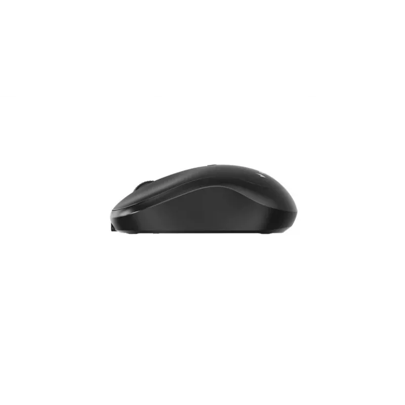 Gembird MUSW2-4B-01 Dual-Mode Wireless Mouse (2.4 GHz + Bluetooth 5.0) with 1600 DPI Optical Sensor, 4 Buttons, Ambidextrous, Black