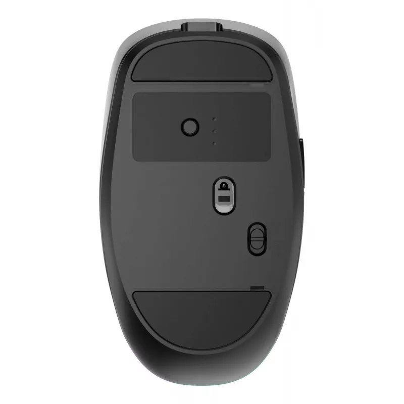 Gembird MUSW2-6B-01 Dual-mode Wireless Mouse, 2.4 GHz + Bluetooth 5.0, 1600 DPI, 6 Buttons, Black