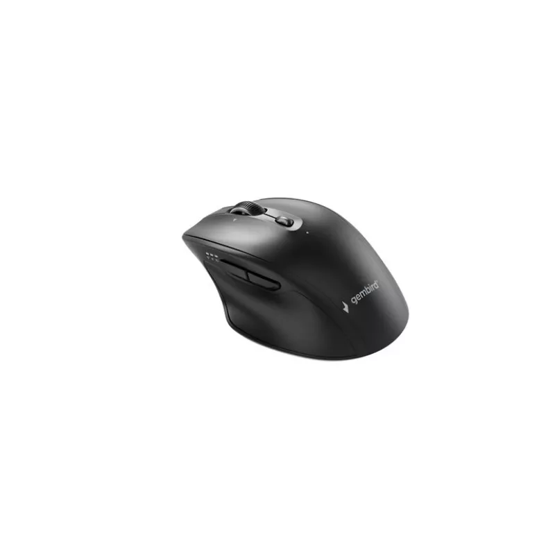Gembird MUSW2-6B-02 Dual-mode Wireless Mouse (2.4G + BT), 2400 DPI, 6-button, Black