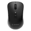 Gembird MUSW2-7B-01 Dual-Mode Wireless Mouse (2.4G + Bluetooth), 1600 DPI, 7-Button, Black