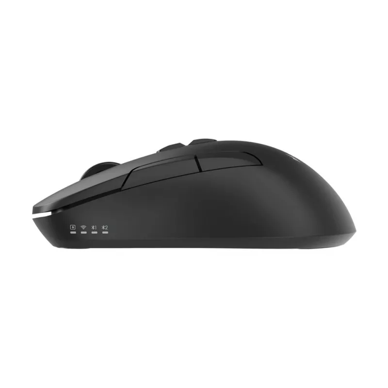 Gembird MUSW2-7B-01 Dual-Mode Wireless Mouse (2.4G + Bluetooth), 1600 DPI, 7-Button, Black