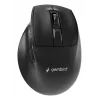 Gembird MUSW3-9B-01 Triple-Mode Wireless Ergonomic Mouse (2.4 GHz + Bluetooth + USB-C), 2400 DPI, 9 Buttons, Black
