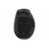 Gembird MUSW3-9B-01 Triple-Mode Wireless Ergonomic Mouse (2.4 GHz + Bluetooth + USB-C), 2400 DPI, 9 Buttons, Black