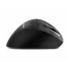 Gembird MUSW3-9B-01 Triple-Mode Wireless Ergonomic Mouse (2.4 GHz + Bluetooth + USB-C), 2400 DPI, 9 Buttons, Black