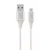 GEMBIRD USB 2.0 to Micro-USB Cable 1m Black/White