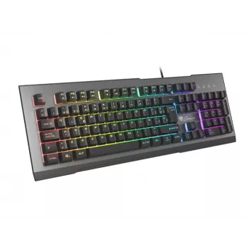 GENESIS Rhod 500 RGB Gaming Keyboard - Membrane, Spanish QWERTY, Black/Grey