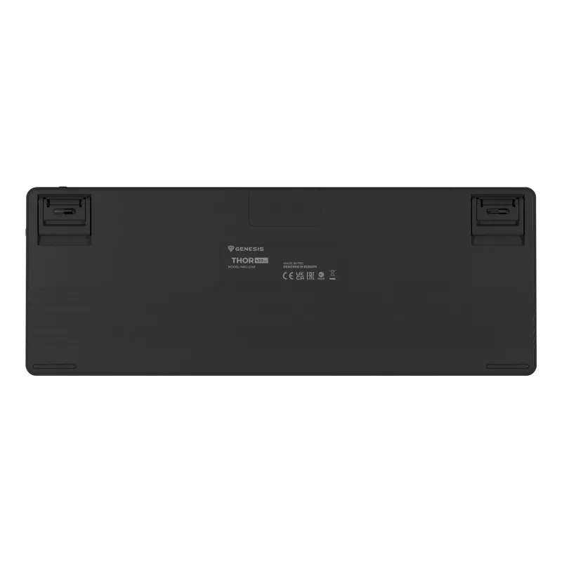 GENESIS Thor 430 TKL Wireless Mechanical Gaming Keyboard, Outemu Red Switches, RGB Backlight, Triple Mode (USB-C/2.4GHz/Bluetooth), US English QWERTY, Black