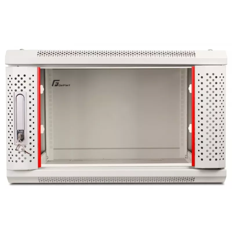 GETFORT 19 inch 6U Wall-Mounted Rack Cabinet 600x450 mm Grey (WGF06-64EH-WGG)