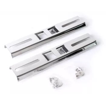 GETFORT 25777 Pole Mount Bracket for 10-Inch Hermetic Cabinets, Galvanized Steel, 40-100mm Pole Diameter