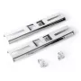 GETFORT 25777 Pole Mount Bracket for 10-Inch Hermetic Cabinets, Galvanized Steel, 40-100mm Pole Diameter