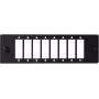 GETFORT 38863 SC Duplex Fiber Optic Adapter Module for Patch Panels, 6 Ports, 12 Fibers, Black