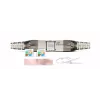 GETFORT 58459 Cat.6 UTP Tool-less RJ45 Keystone Jack, White