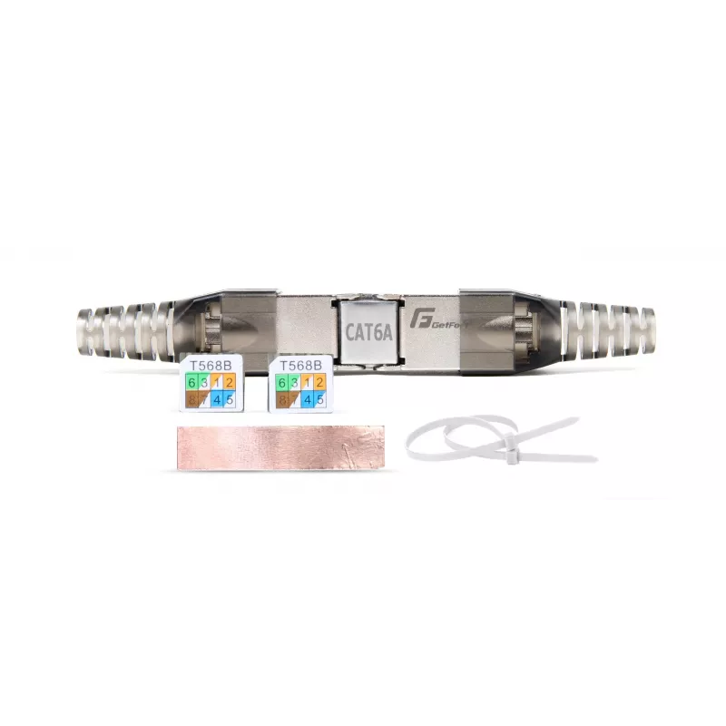 GETFORT 58460 CAT.6A Toolless Shielded RJ45 Keystone Jack Module