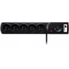 Getfort 5P-5M-B 5-Outlet Surge Protector Power Strip, 5m Cable, Black