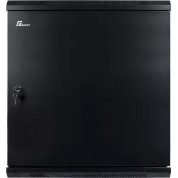 GETFORT CALI 12U 19 inch Wall Mount Rack Cabinet 600x450 mm Black Steel Door