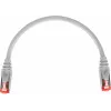 GETFORT Cat.6A S/FTP LSOH Patch Cable 0.25m Grey