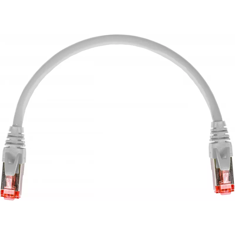 GETFORT Cat.6A S/FTP LSOH Patch Cable 0.25m Grey