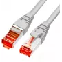 GETFORT Cat.6A S/FTP LSOH Patch Cable 0.5m Grey