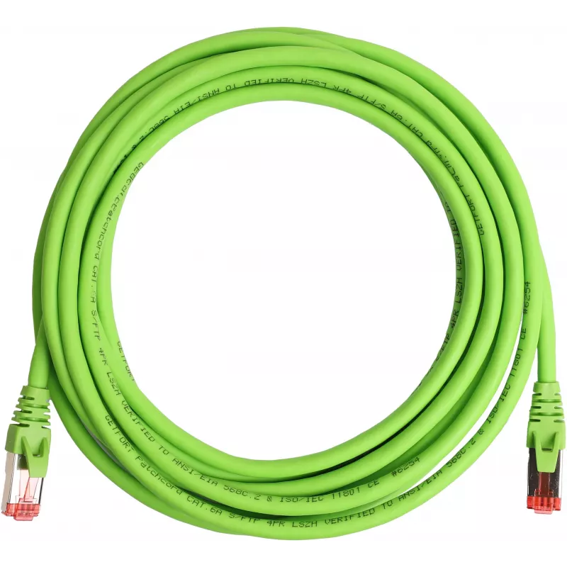GETFORT Cat.6A S/FTP LSOH Patch Cable 3m Green