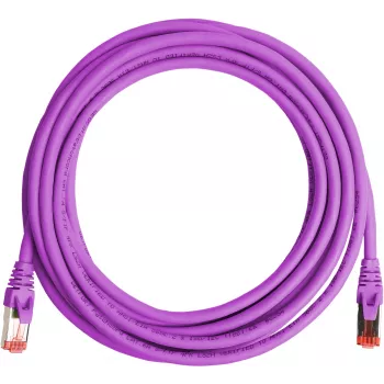 GETFORT Cat.6A S/FTP LSOH Patch Cable 5m Purple