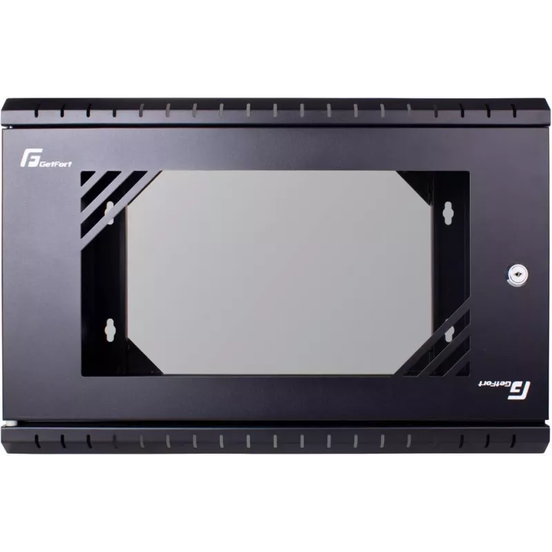GETFORT ECO v3 19 inch 6U Wall Mount Rack Cabinet, 520x340mm, Black (WGF064-53E-WGBv3)
