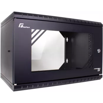 GETFORT ECO v3 19 inch 6U Wall Mount Rack Cabinet, 520x340mm, Black (WGF064-53E-WGBv3)