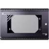 GETFORT ECO v3 19-Inch 6U Wall-Mount Rack Cabinet with Tempered Glass Door, 520x450 mm, Black