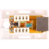 GETFORT GF-1G5EFTP Shielded Surface-Mount RJ45 Cat.5e Module, White