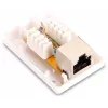 GETFORT GF-1G5EFTP Shielded Surface-Mount RJ45 Cat.5e Module, White