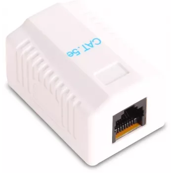 GETFORT GF-1G5EFTP Shielded Surface-Mount RJ45 Cat.5e Module, White