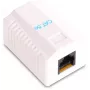 GETFORT GF-1G5EFTP Shielded Surface-Mount RJ45 Cat.5e Module, White