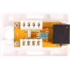 GETFORT GF-1G6UTP Surface-Mount RJ45 Cat.6 UTP Network Socket, White