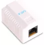 GETFORT GF-1G6UTP Surface-Mount RJ45 Cat.6 UTP Network Socket, White