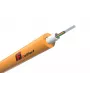 GETFORT GF-DAC-12J Outdoor Armored Fiber Optic Cable, 12 Fibers, Single-mode OS2 G.652D, 1m, Direct Burial, Black