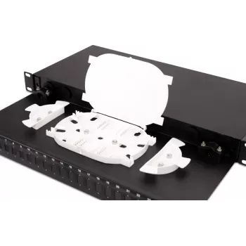 GETFORT GF-FO04-SX 1U 19 inch 24xSC Simplex Fixed Fibre Optic Patch Panel