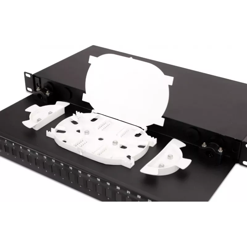 GETFORT GF-FO04-SX 1U 19 inch 24xSC Simplex Fixed Fibre Optic Patch Panel