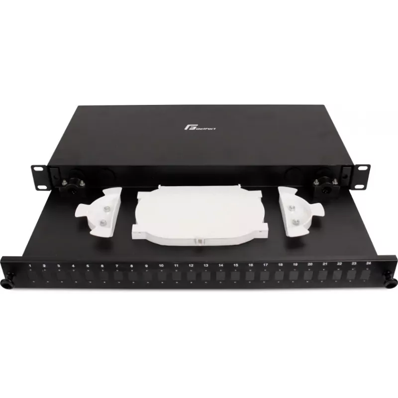 GETFORT GF-FO04-SX 1U 19 inch 24xSC Simplex Fixed Fibre Optic Patch Panel