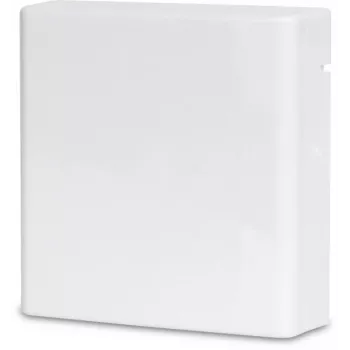 GETFORT GF-FO2P FTTH Fiber Optic Subscriber Outlet with SC/APC and LC/APC Adapters, 2-Port Wall Box, Single-mode, White