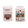 GETFORT GF-K5EUTP Cat.5e UTP Keystone Module RJ45, White