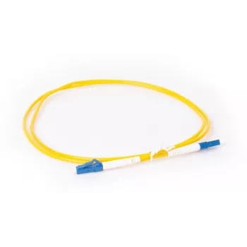 GETFORT GF-LULUS5 Single-Mode LC/UPC to LC/UPC Simplex Fibre Patch Cable, 5m, 9/125µm, Yellow