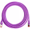 GETFORT Cat.6A S/FTP LSOH Patch Cable 3m Purple