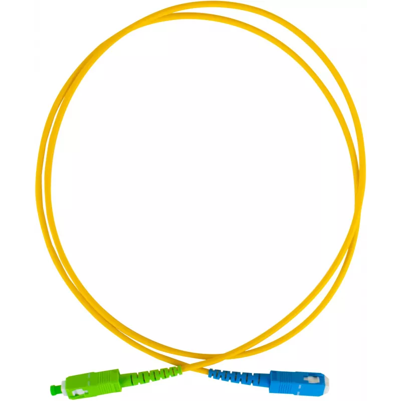 GETFORT GF-SUSAS5 Single-Mode Fiber Patch Cable SC/UPC to SC/APC Simplex 5m LSZH Yellow