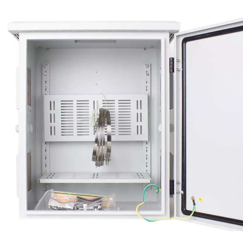 GETFORT HGF-40/30/50 Hermetic Pole-Mount Enclosure 400x300x500 mm IP65 ABS Light Grey