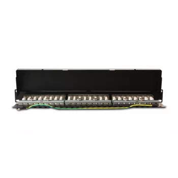 GETFORT PGF-6FTP24-B6 Patch Panel FTP Cat.6 24-Port 19-inch 1U Black