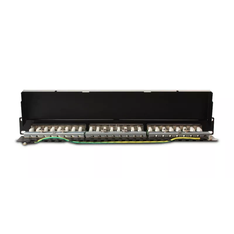 GETFORT PGF-6FTP24-B6 Patch Panel FTP Cat.6 24-Port 19-inch 1U Black