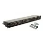 GETFORT PGF-6FTP24-B6 Patch Panel FTP Cat.6 24-Port 19-inch 1U Black