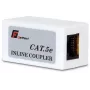 GETFORT RJ45 Cat.5e UTP Inline Coupler Female-to-Female (Black)