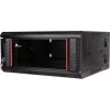 GETFORT WGF04-65EH-DGB 19 inch 4U Wall-Mount Rack Cabinet, Double-Section, 600x550 mm, Black